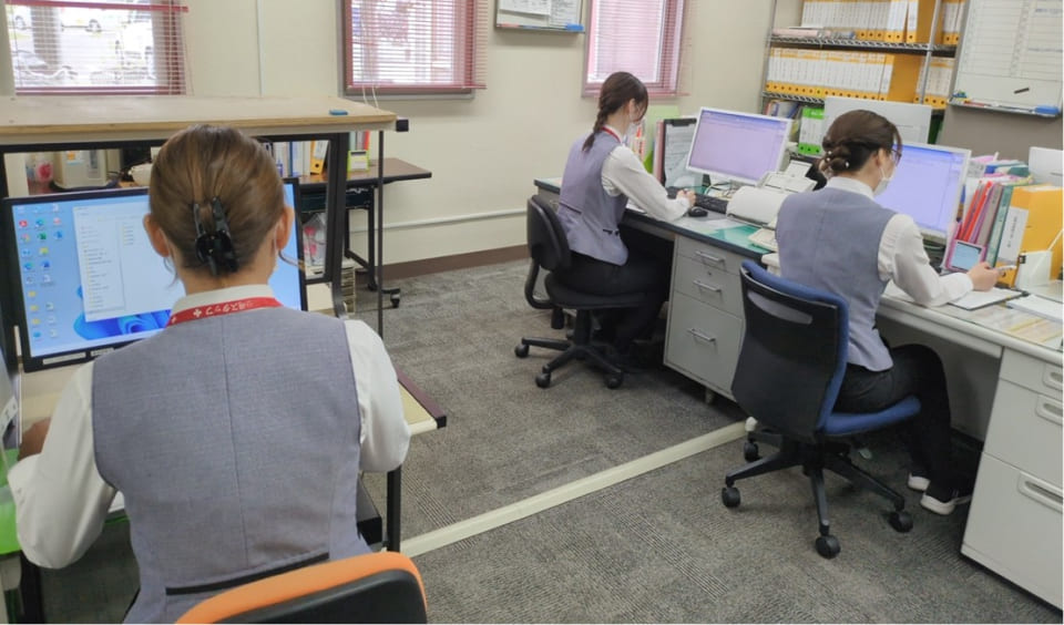 地域医療連携室のお仕事の様子